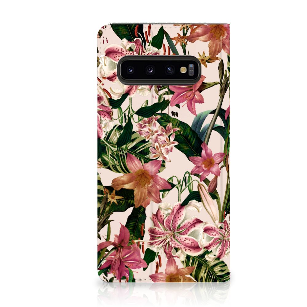 Samsung Galaxy S10 Smart Cover Flowers