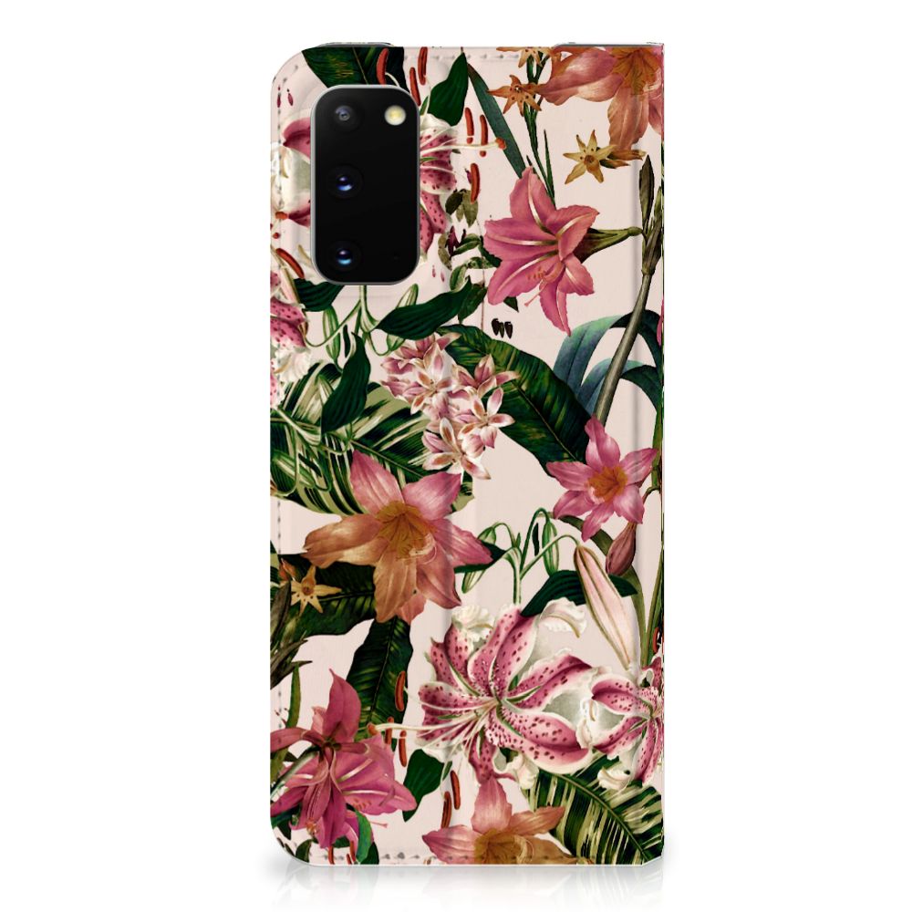 Samsung Galaxy S20 Smart Cover Flowers