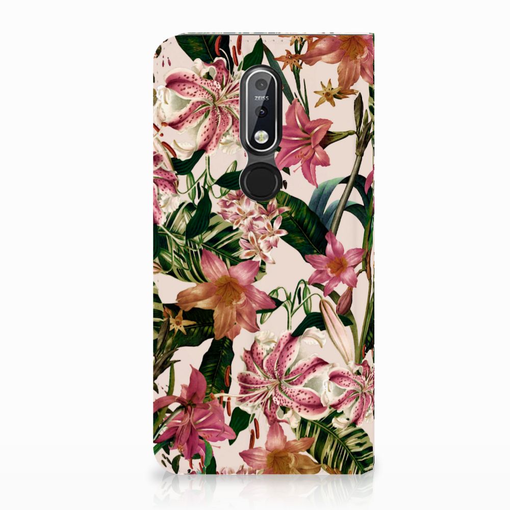 Nokia 7.1 (2018) Smart Cover Flowers