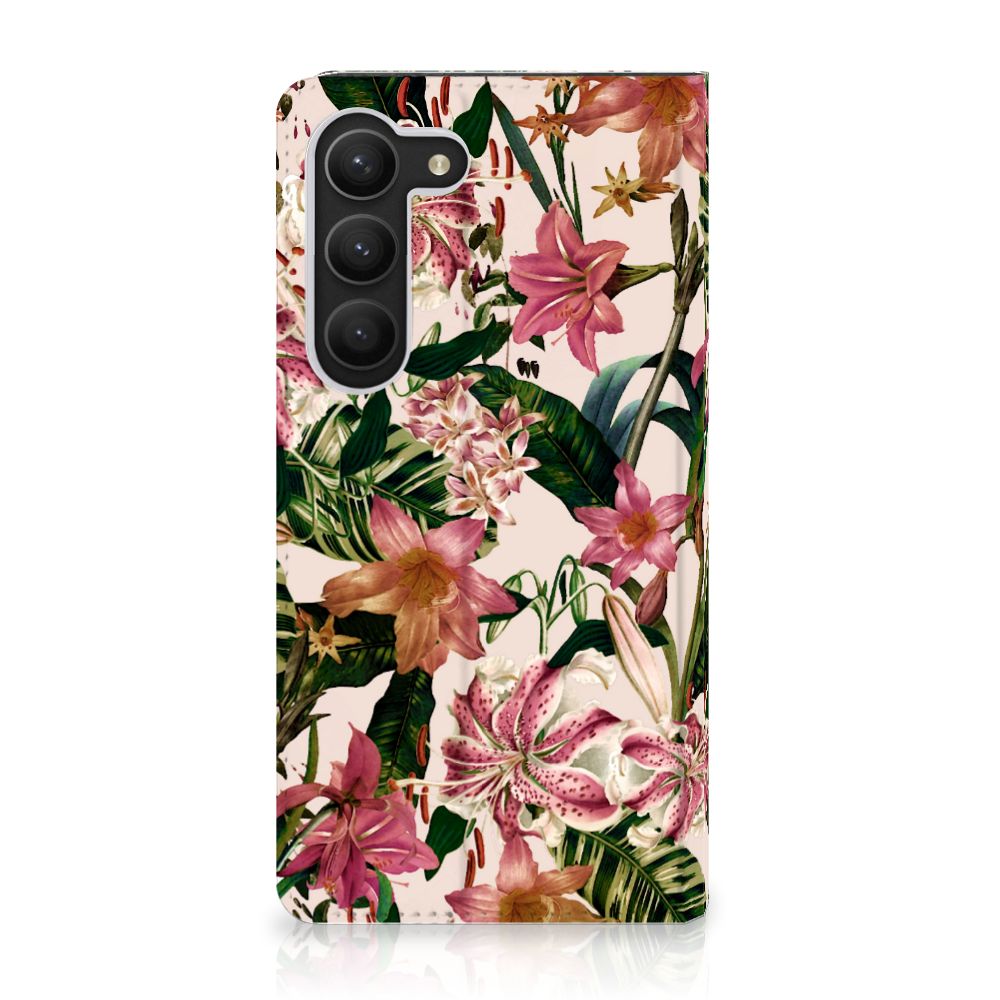 Samsung Galaxy S23 Smart Cover Flowers