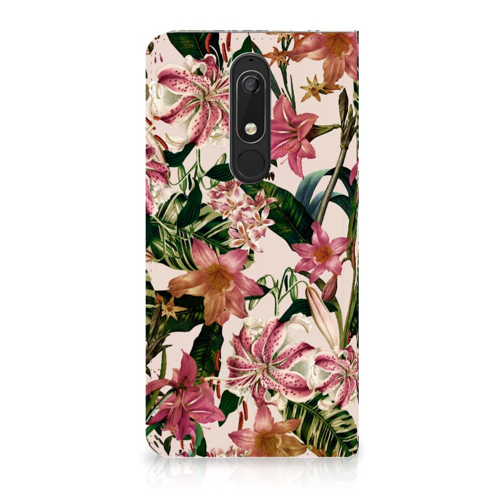 Nokia 5.1 (2018) Smart Cover Flowers