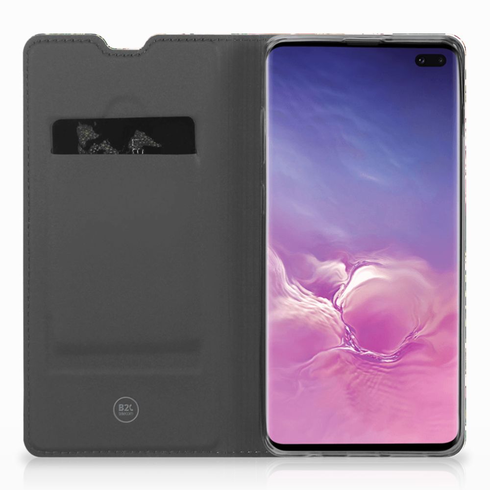 Samsung Galaxy S10 Plus Smart Cover Flowers