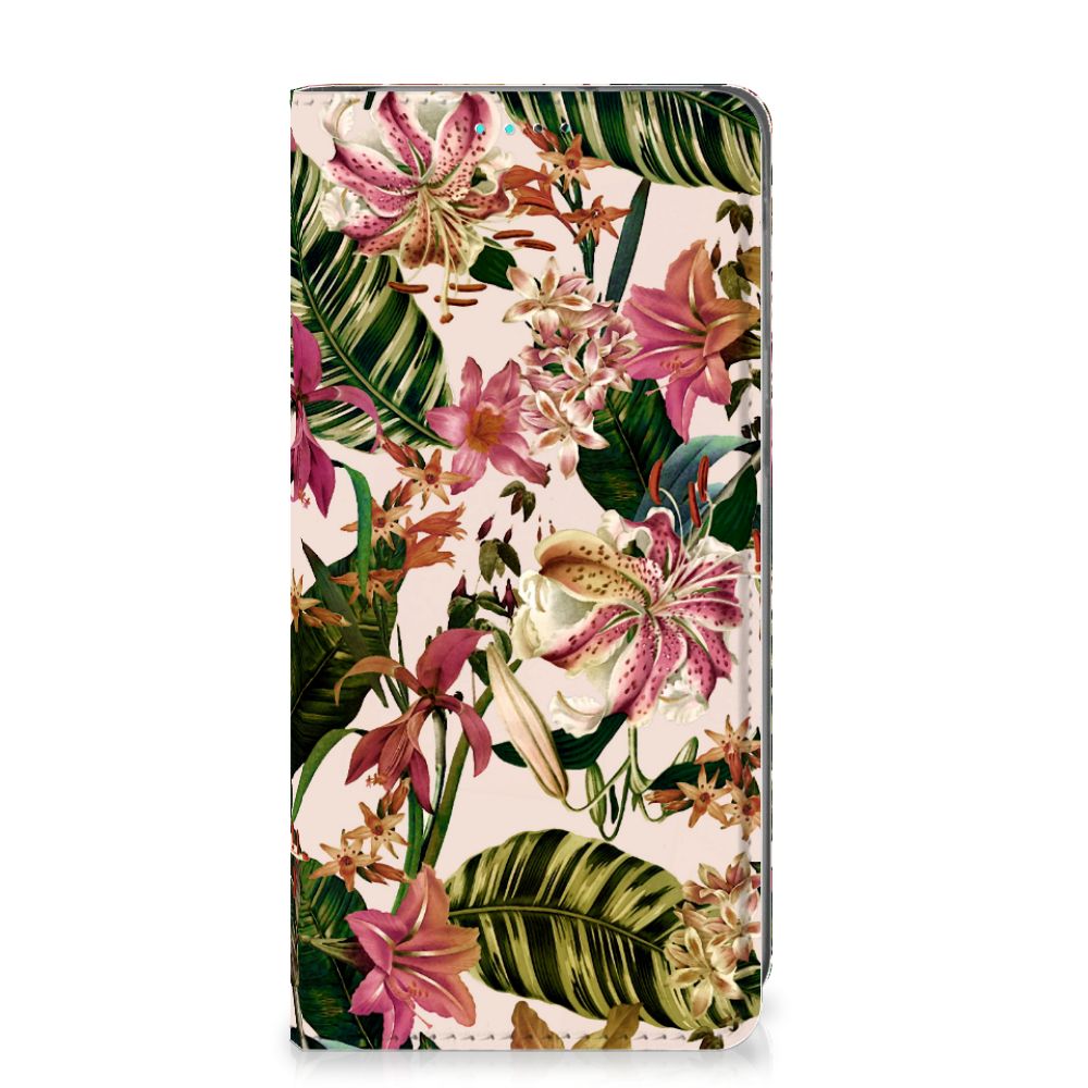 Samsung Galaxy A40 Smart Cover Flowers