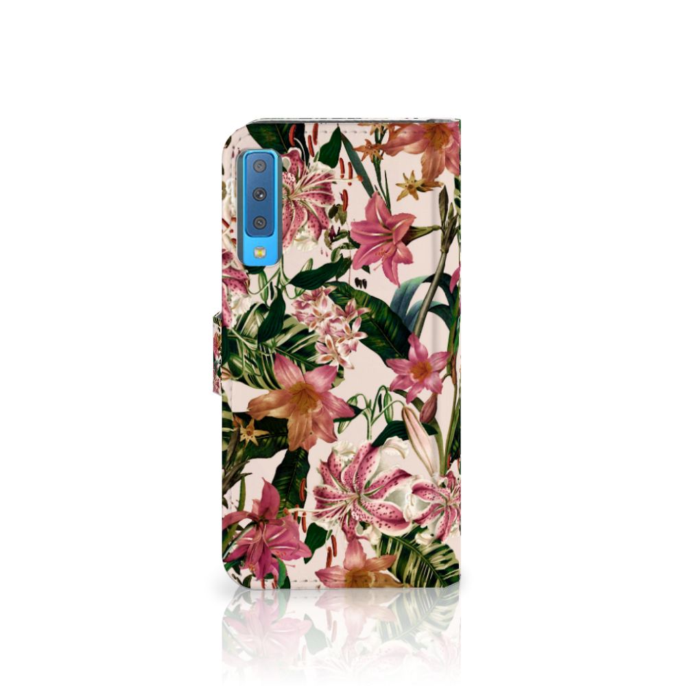 Samsung Galaxy A7 (2018) Hoesje Flowers
