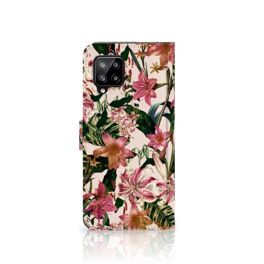 Samsung Galaxy A42 5G Hoesje Flowers
