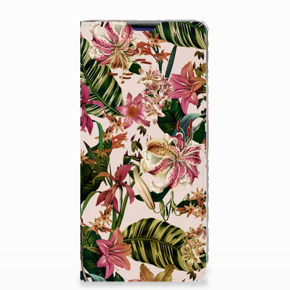 Samsung Galaxy S10 Plus Uniek Standcase Hoesje Flowers