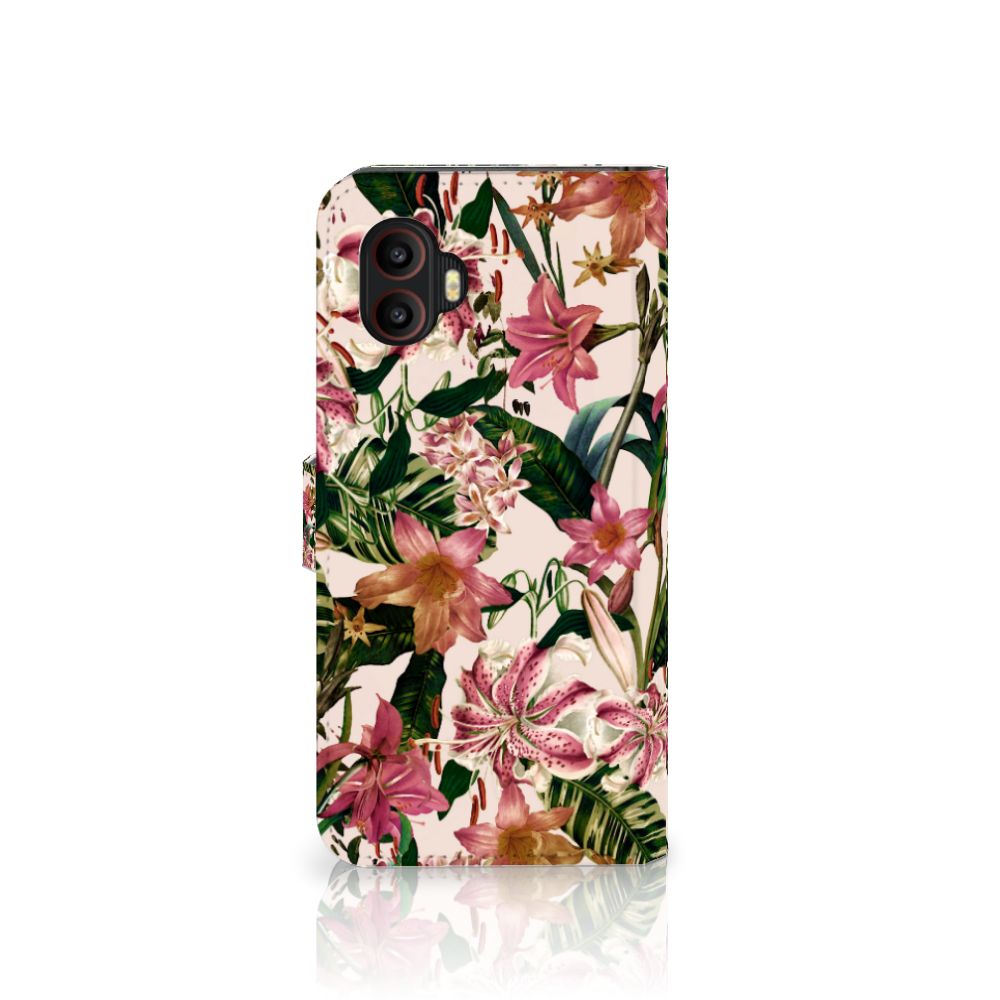 Samsung Galaxy Xcover 6 Pro Hoesje Flowers