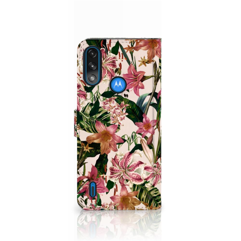 Motorola Moto E7i Power | E7 Power Hoesje Flowers