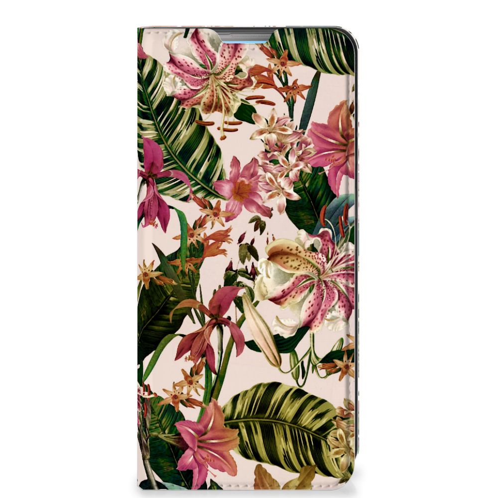 OPPO A74 4G Smart Cover Flowers
