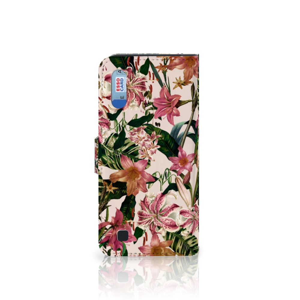 Samsung Galaxy M10 Hoesje Flowers