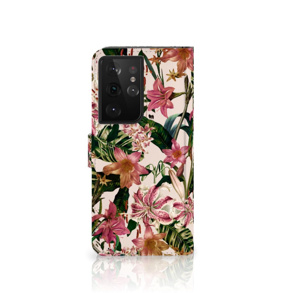 Samsung Galaxy S21 Ultra Hoesje Flowers