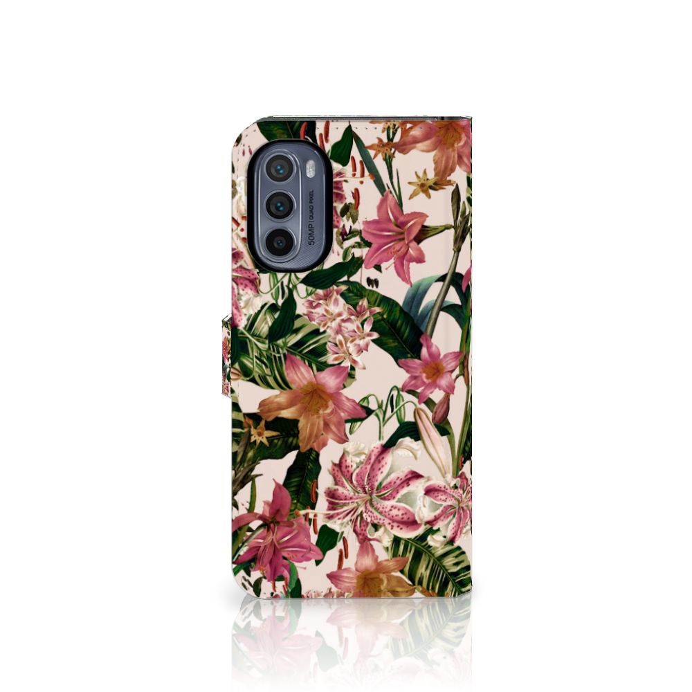 Motorola Moto G62 5G Hoesje Flowers