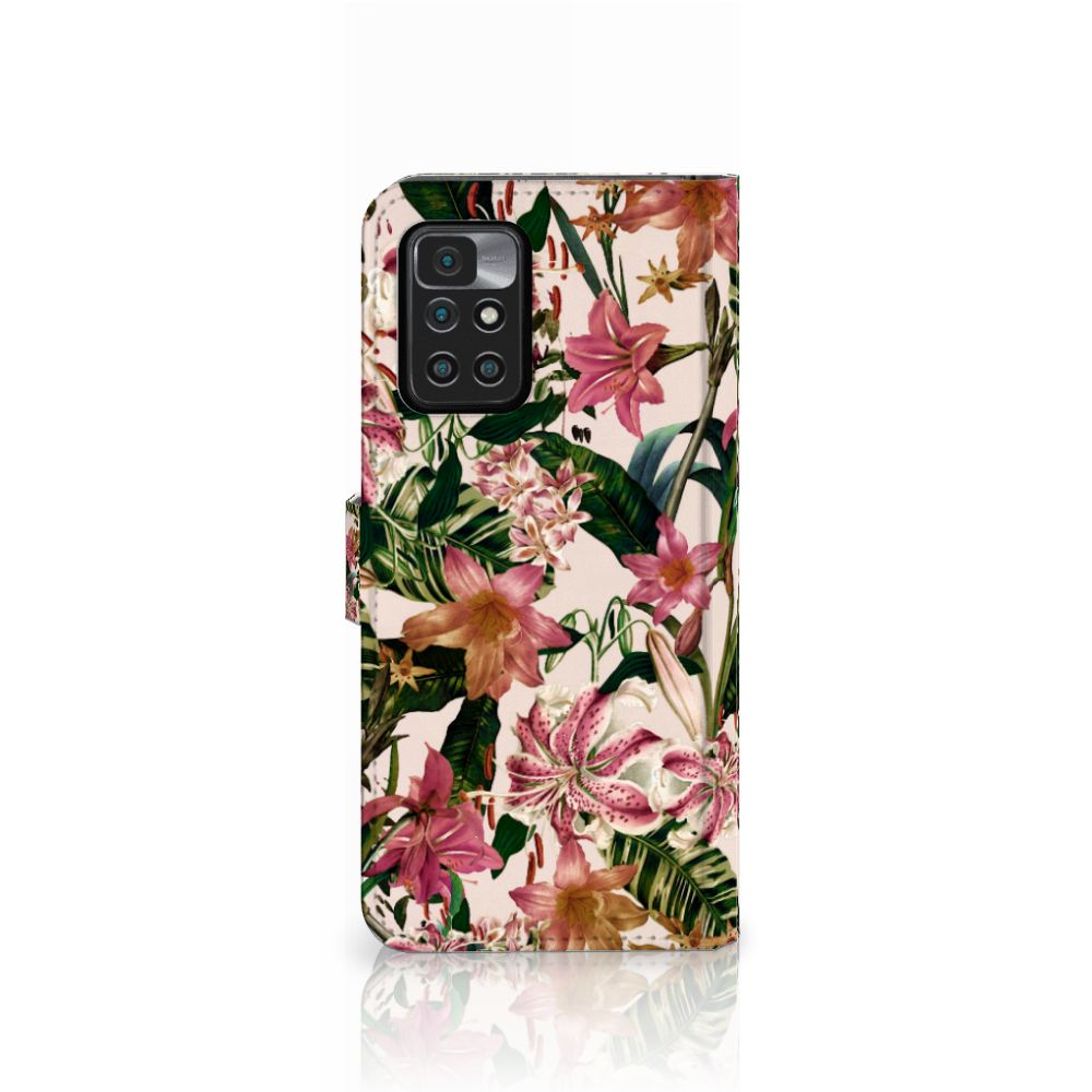 Xiaomi Redmi 10 Hoesje Flowers