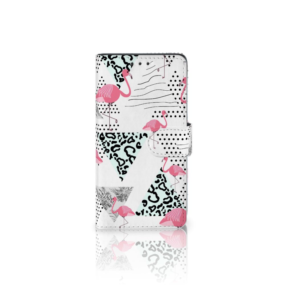 Sony Xperia Z3 Telefoonhoesje met Pasjes Flamingo Triangle