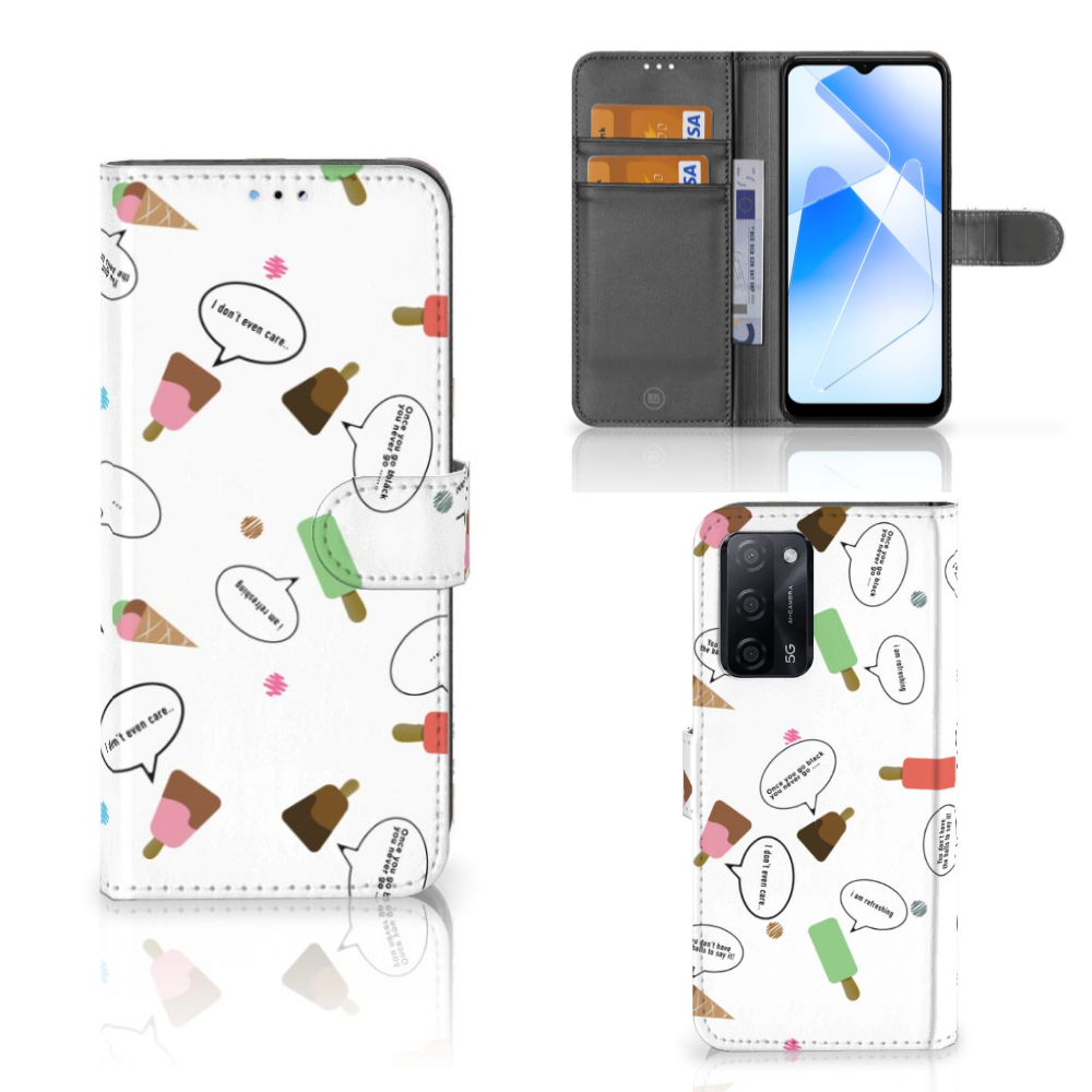 OPPO A16/A16s/A54s Book Cover IJsjes