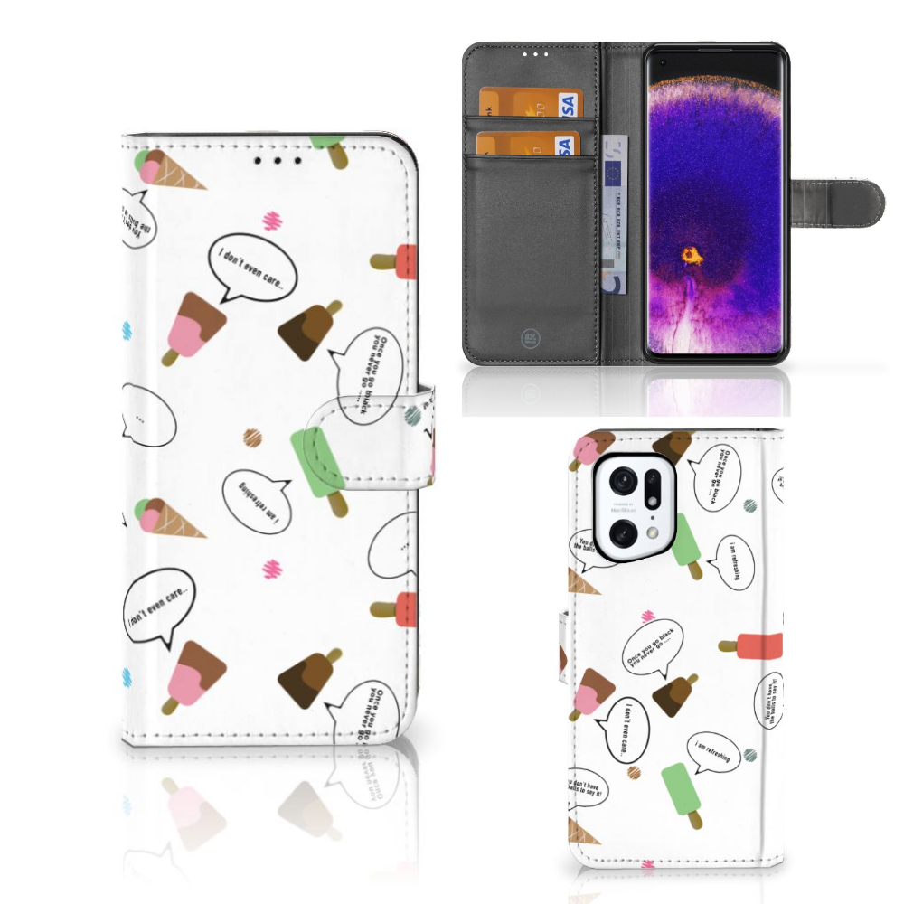 OPPO Find X5 Pro Book Cover IJsjes