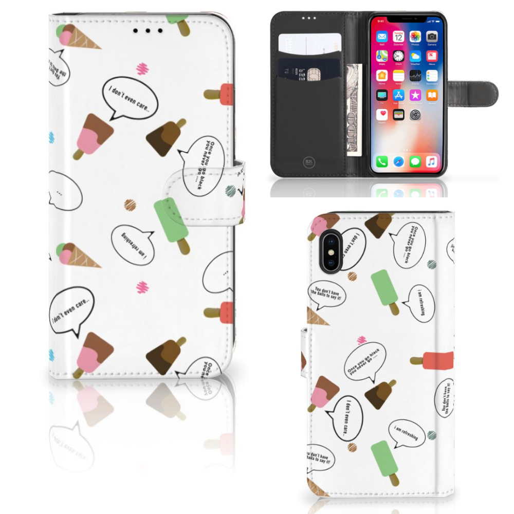 Apple iPhone Xs Max Book Cover IJsjes