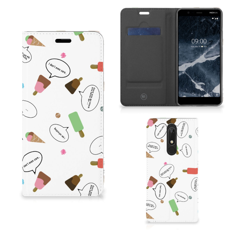 Nokia 5.1 (2018) Flip Style Cover IJsjes