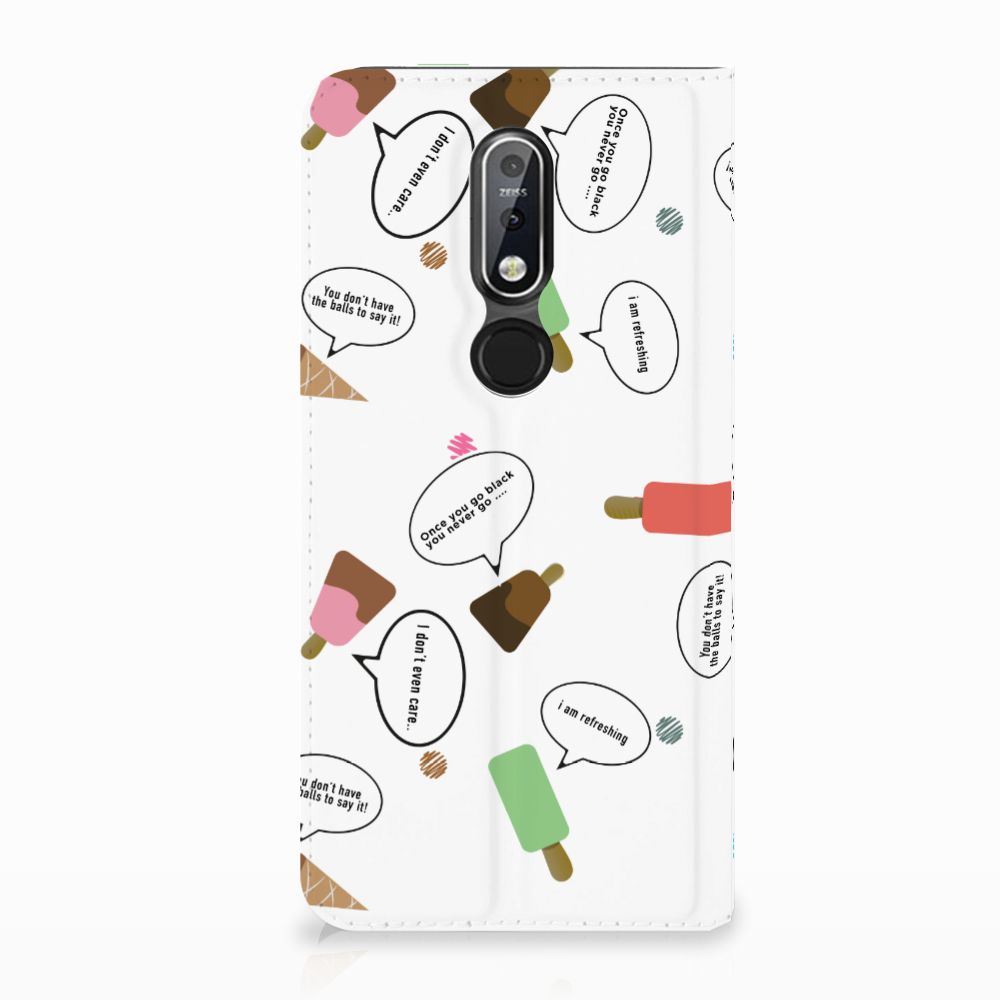 Nokia 7.1 (2018) Flip Style Cover IJsjes