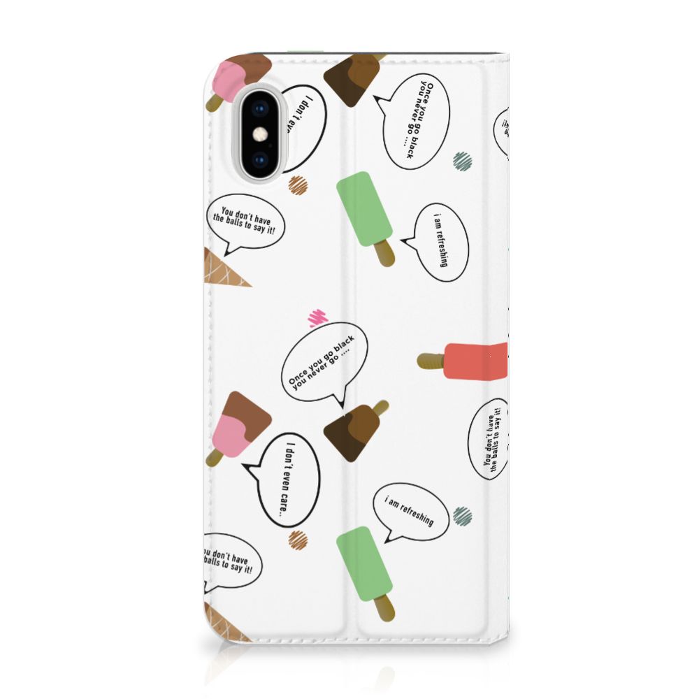 Apple iPhone Xs Max Flip Style Cover IJsjes