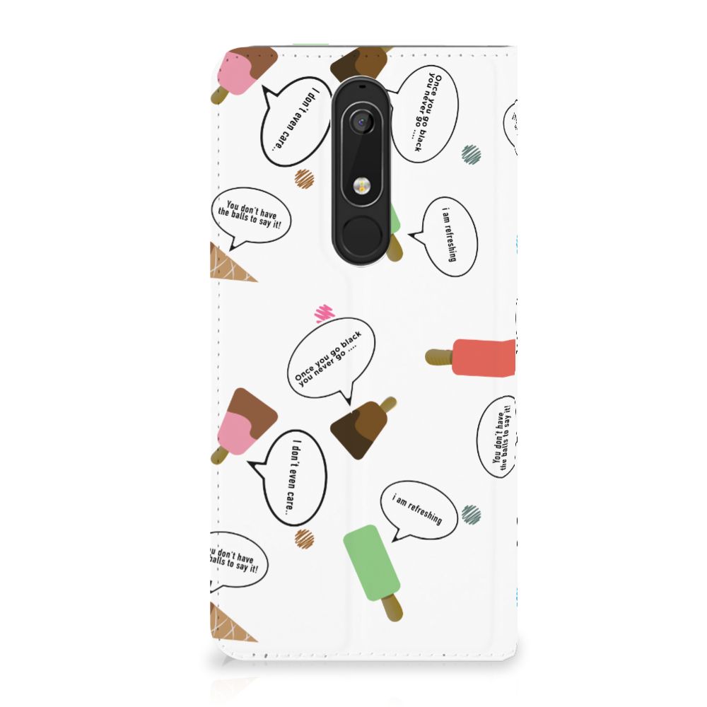 Nokia 5.1 (2018) Flip Style Cover IJsjes
