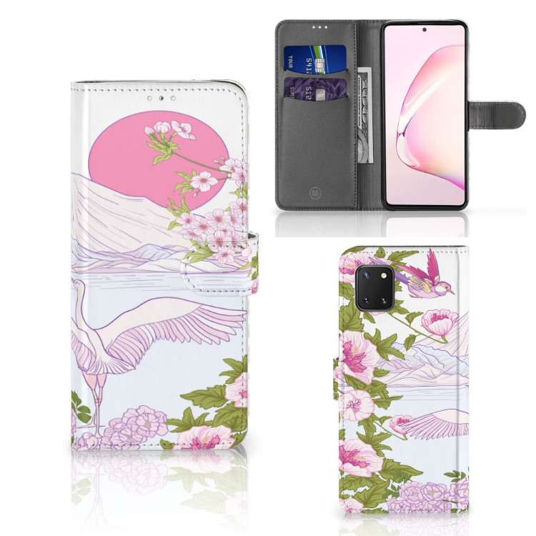 Samsung Note 10 Lite Telefoonhoesje met Pasjes Bird Standing