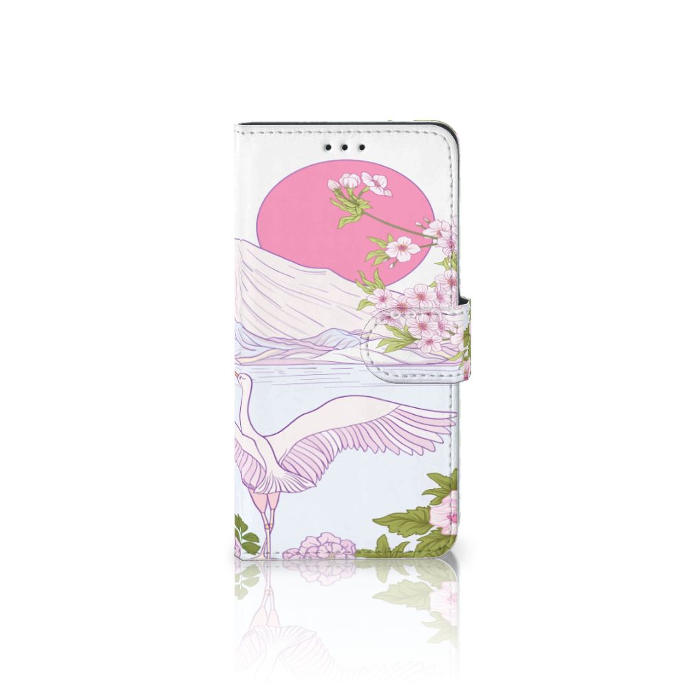 Huawei P10 Lite Telefoonhoesje met Pasjes Bird Standing