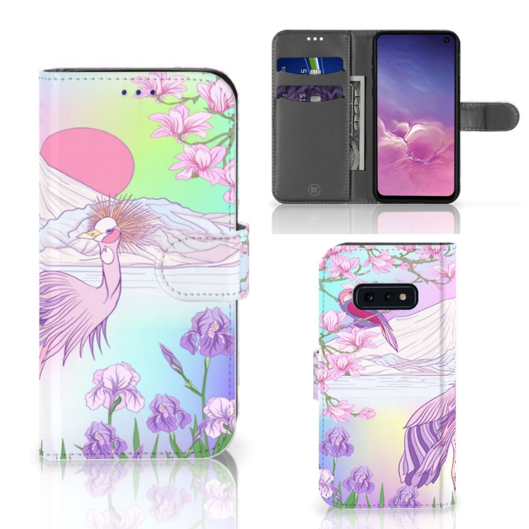 Samsung Galaxy S10e Telefoonhoesje met Pasjes Bird