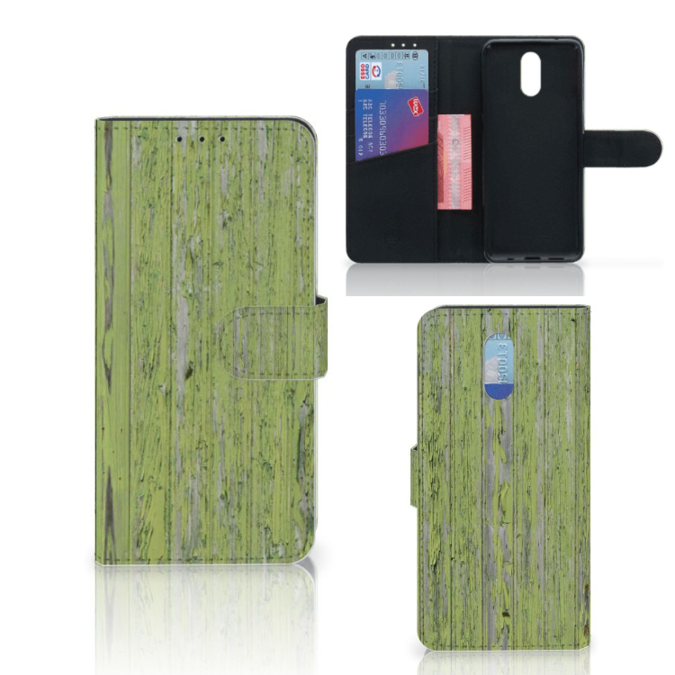 Nokia 2.3 Book Style Case Green Wood