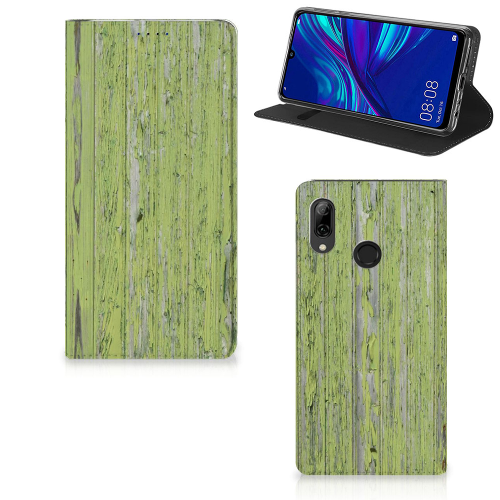 Huawei P Smart (2019) Book Wallet Case Green Wood