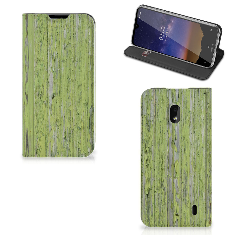 Nokia 2.2 Book Wallet Case Green Wood