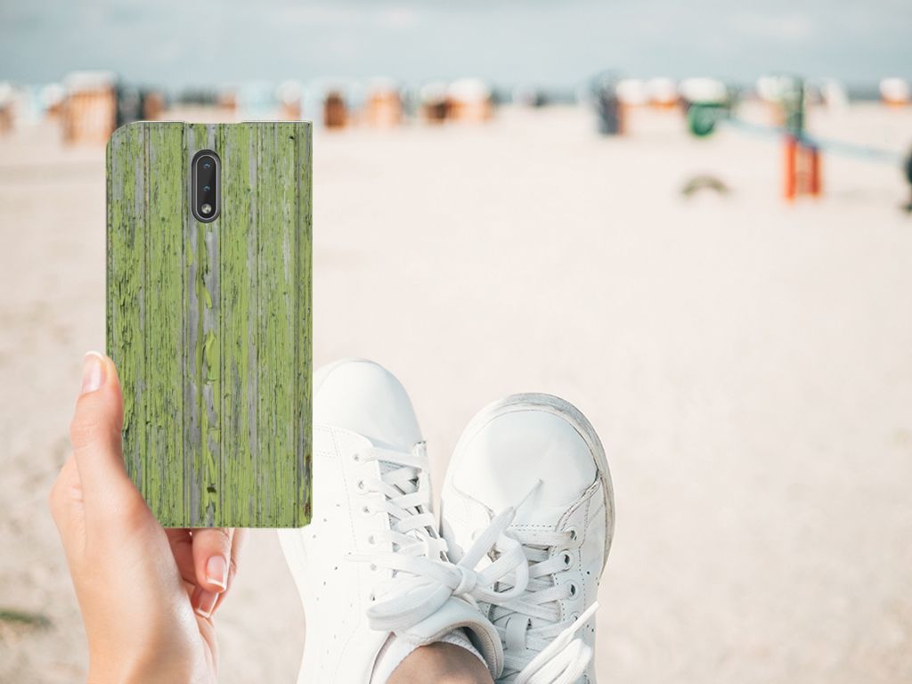 Nokia 2.3 Book Wallet Case Green Wood