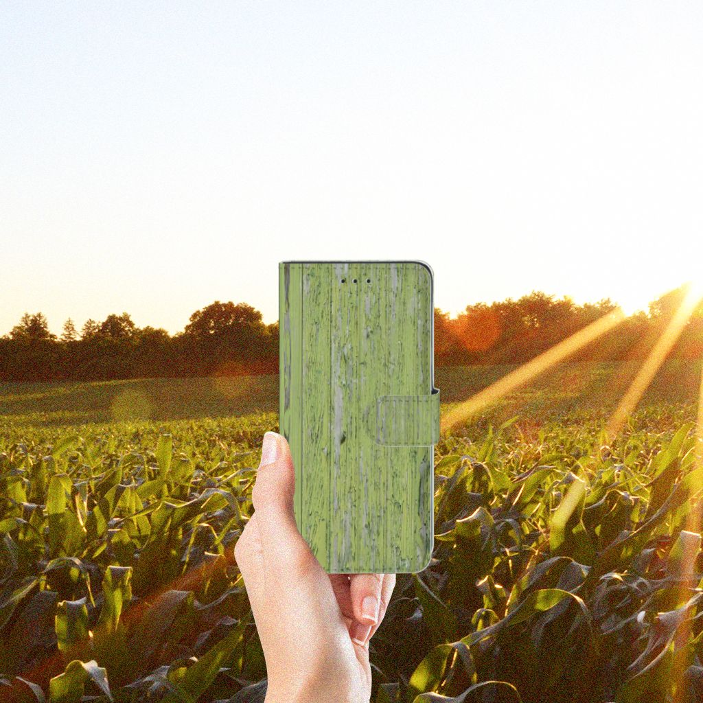 Honor 20 Pro Book Style Case Green Wood