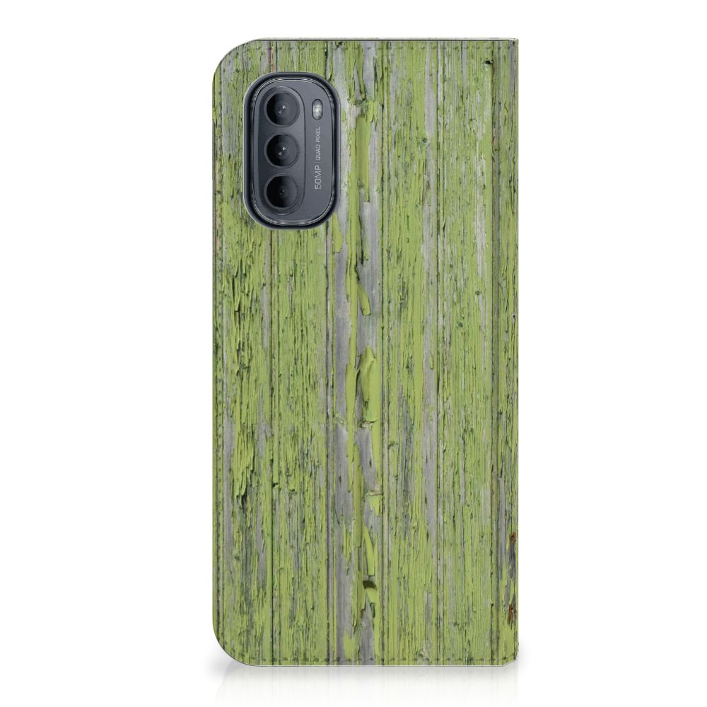 Motorola Moto G31 | G41 Book Wallet Case Green Wood