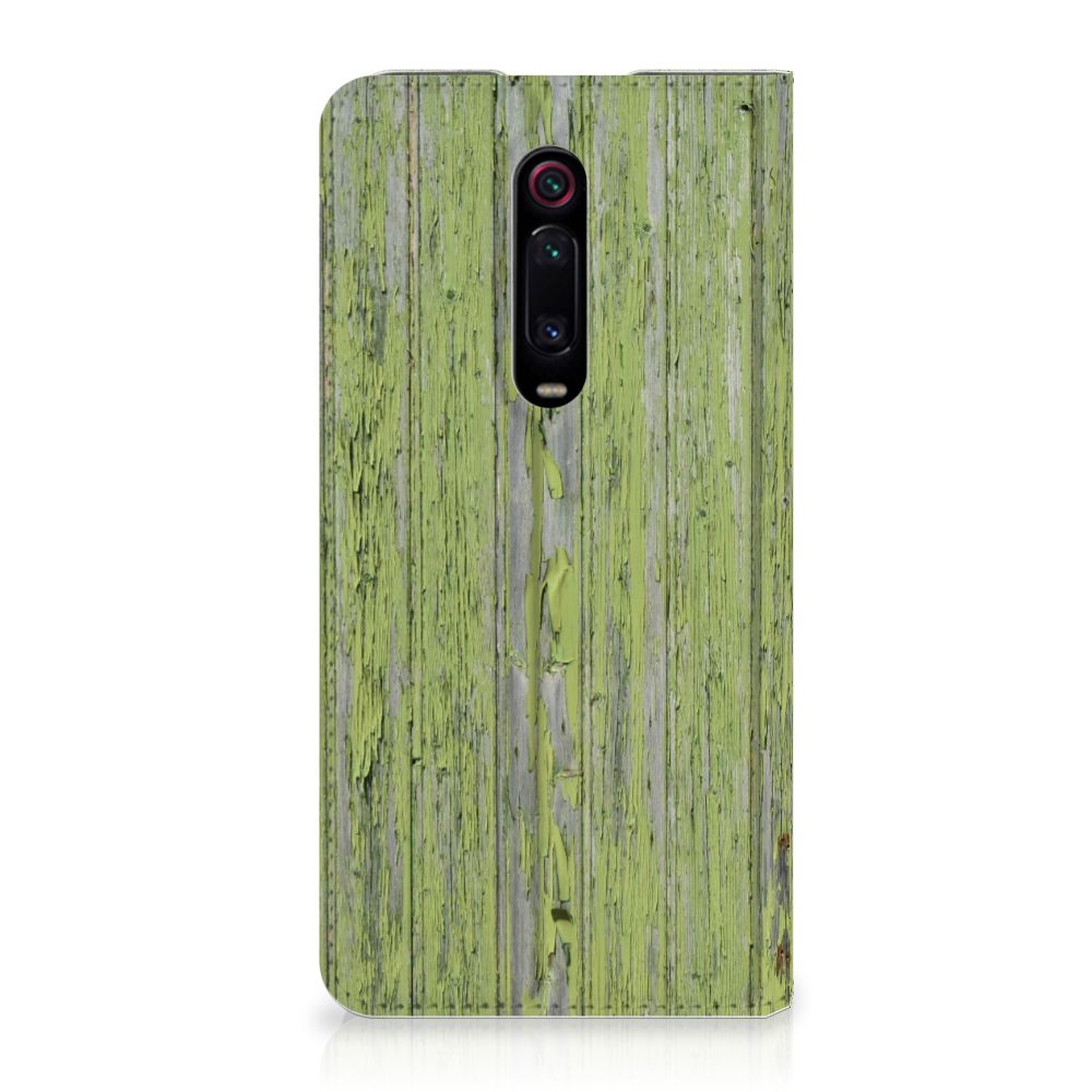 Xiaomi Mi 9T Pro Book Wallet Case Green Wood