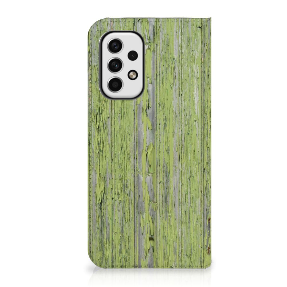 Samsung Galaxy A23 Book Wallet Case Green Wood