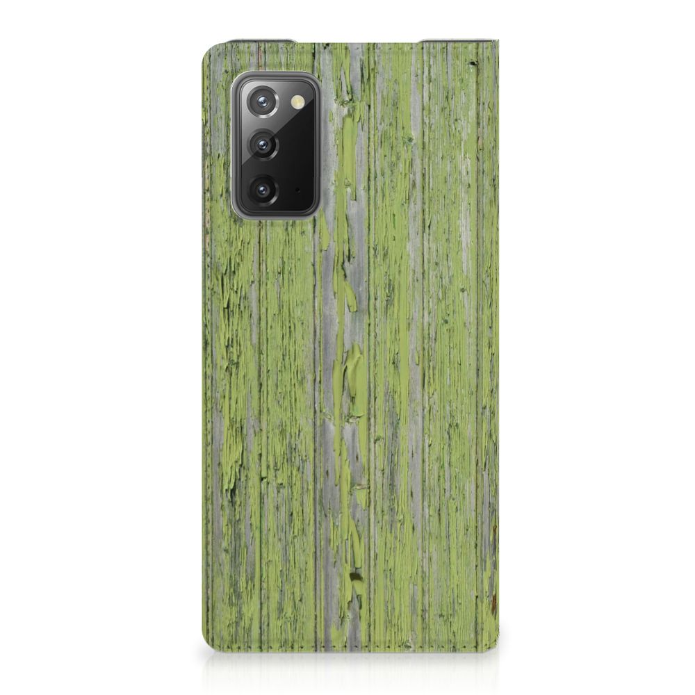 Samsung Galaxy Note20 Book Wallet Case Green Wood