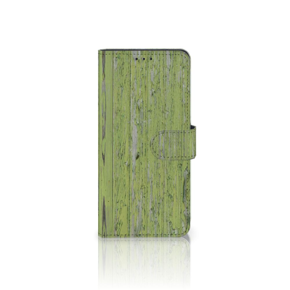 Huawei P40 Pro Book Style Case Green Wood