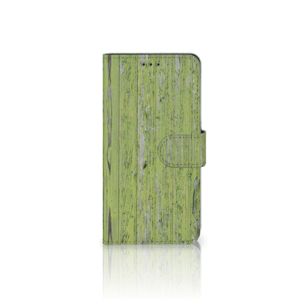 Huawei P10 Lite Book Style Case Green Wood