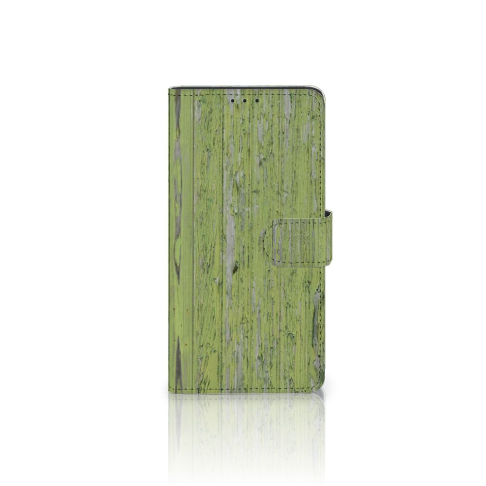 Samsung Xcover Pro Book Style Case Green Wood