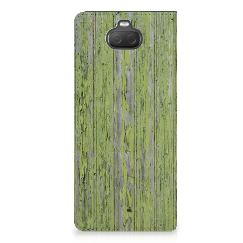 Sony Xperia 10 Book Wallet Case Green Wood