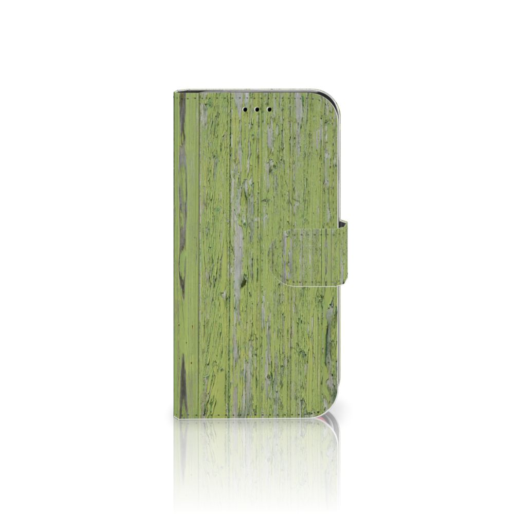 Apple iPhone X | Xs Book Style Case Green Wood