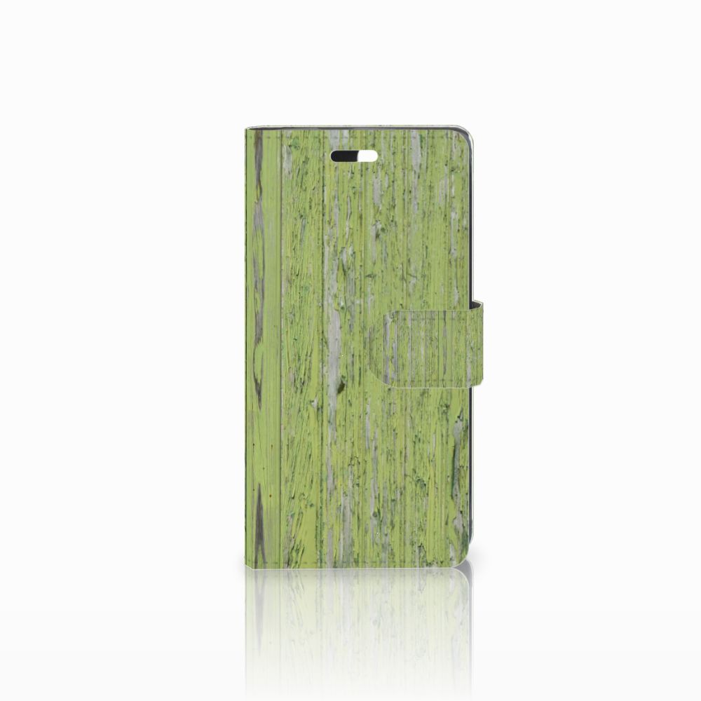 Huawei Y635 Book Style Case Green Wood