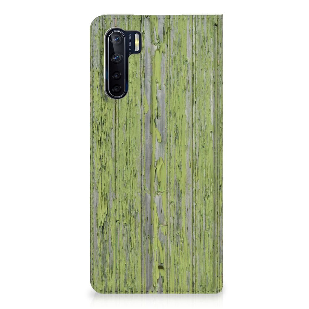 OPPO Reno3 | A91 Book Wallet Case Green Wood