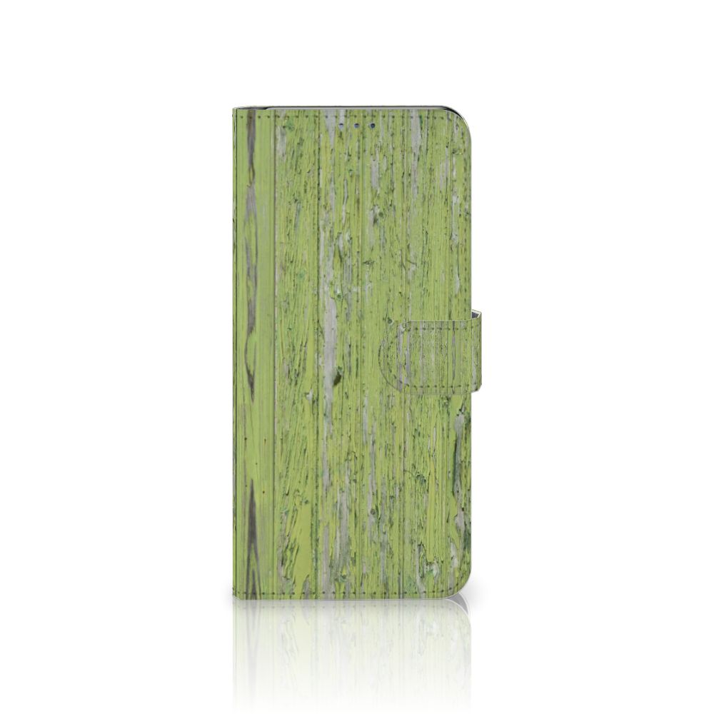 Motorola Moto G 5G Plus Book Style Case Green Wood
