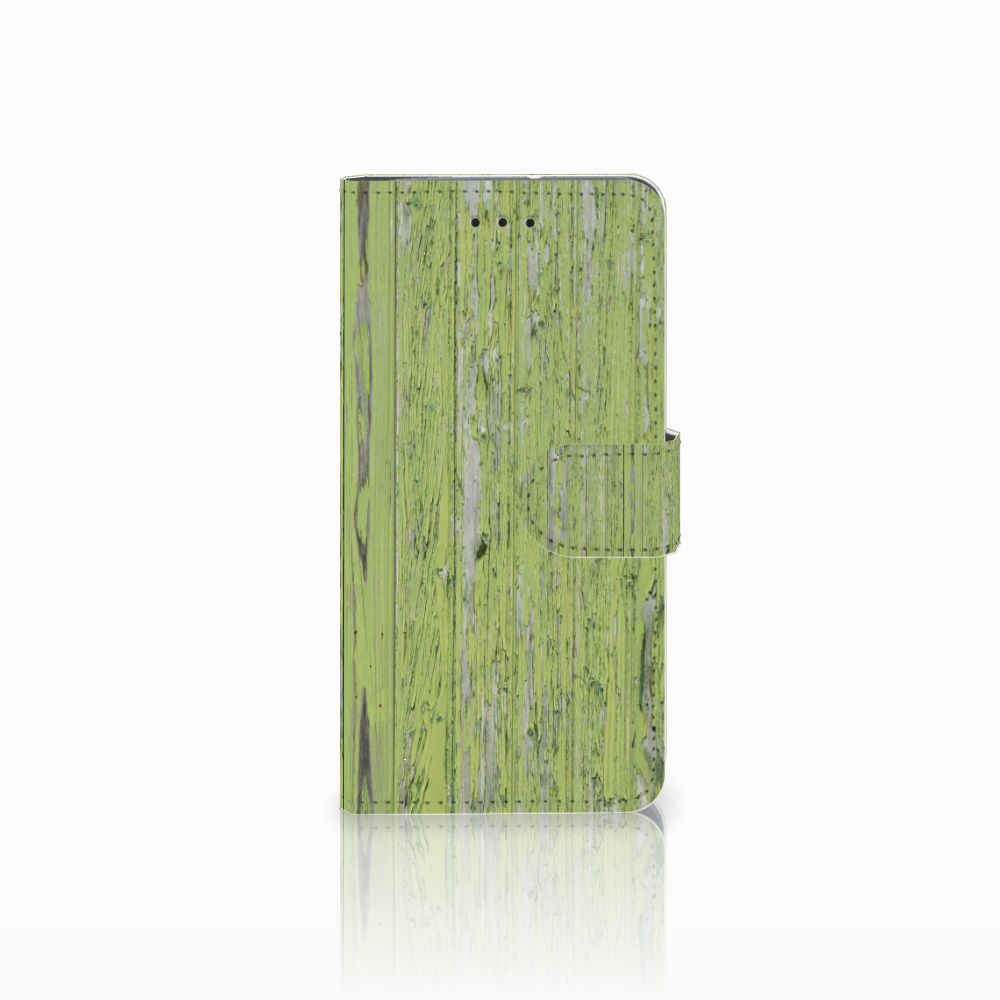 Motorola Moto G7 Play Book Style Case Green Wood
