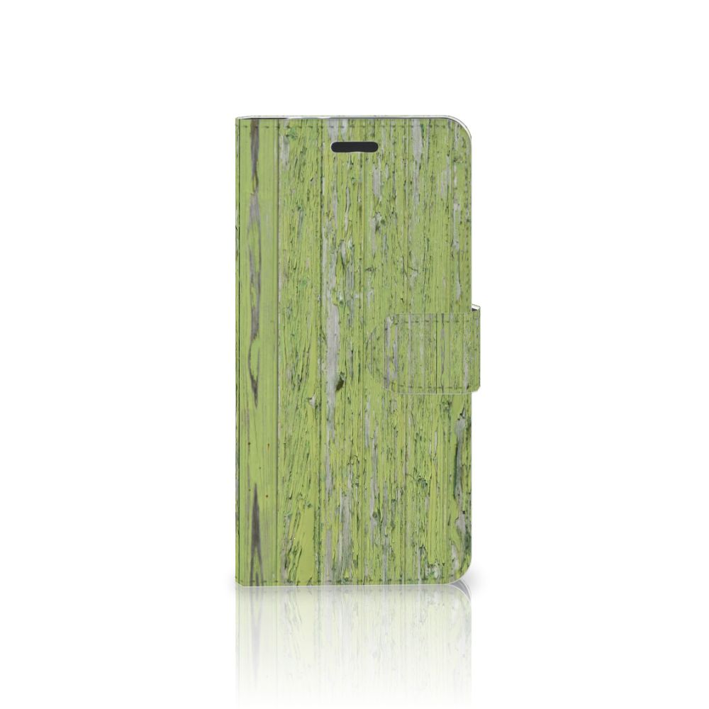 Motorola Moto Z Book Style Case Green Wood