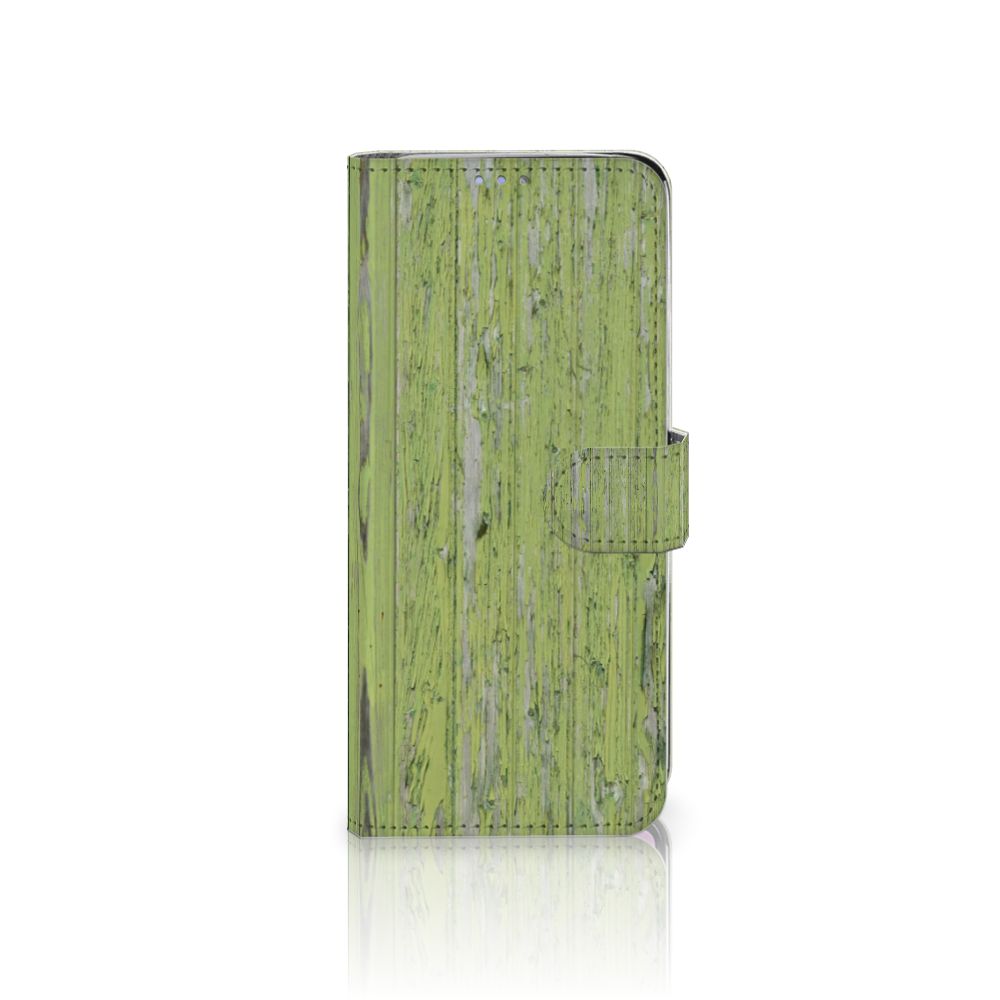 Samsung S10 Lite Book Style Case Green Wood