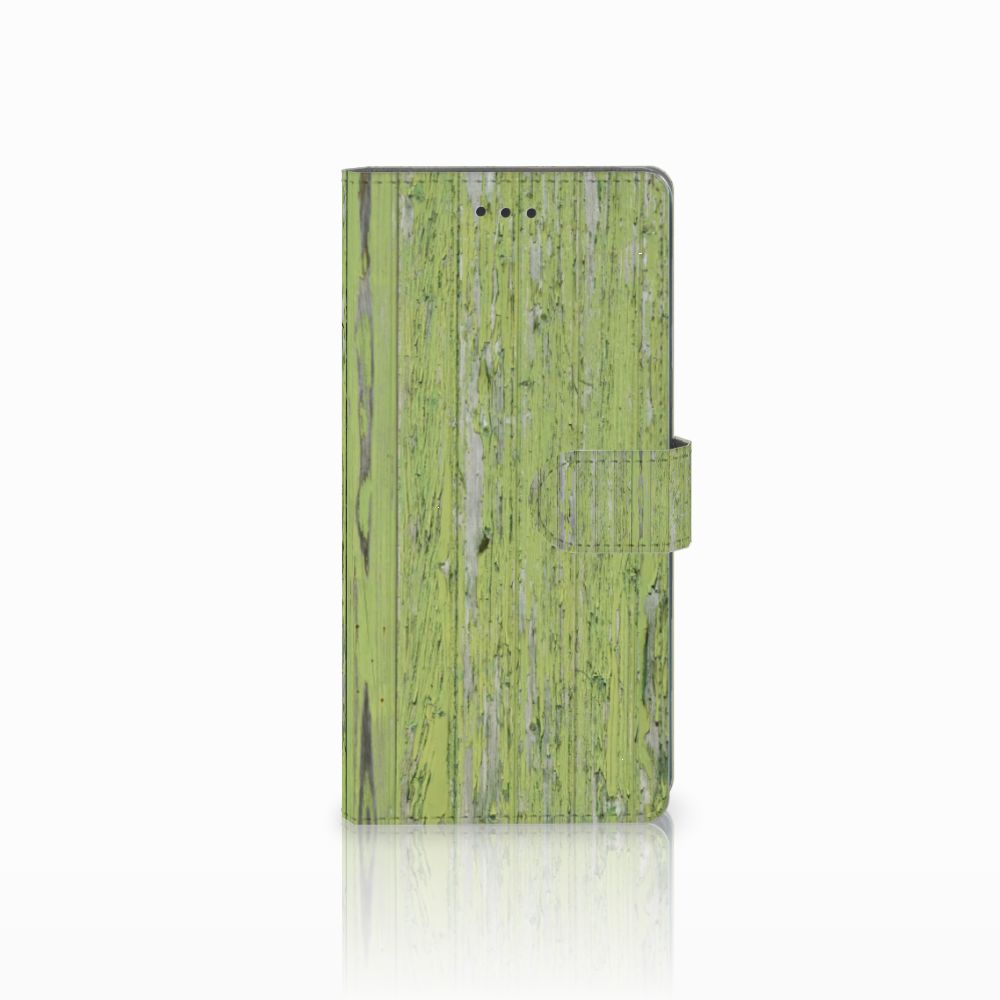 Samsung Galaxy Note 8 Book Style Case Green Wood