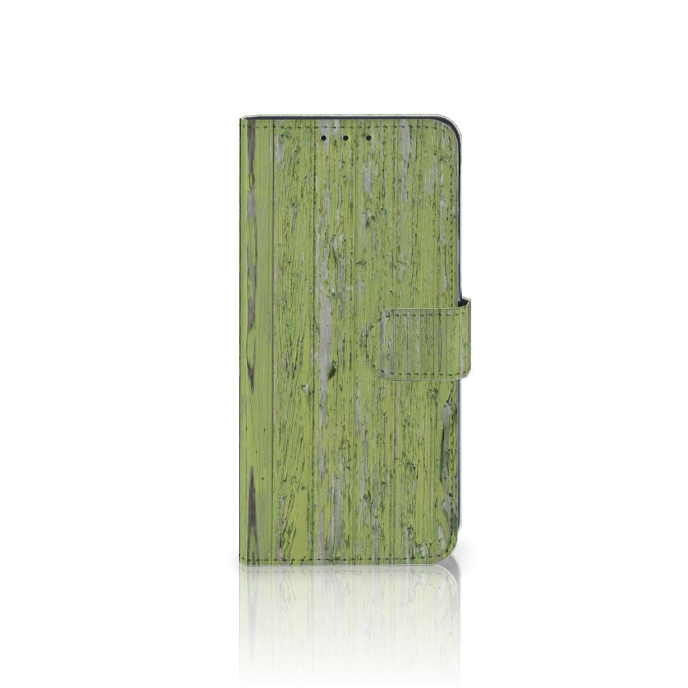 Alcatel 1S 2020 Book Style Case Green Wood
